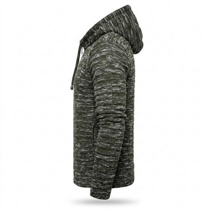 Gentleman Code - Rufil | Melierter Strukturierter Hoodie Herren