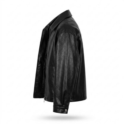 Gentleman Code - Sipad | Genarbt Gekragt Lederjacke Herren