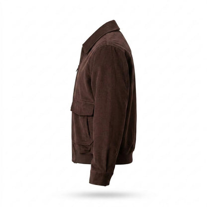 Gentleman Code - Mipos | Gerippte Gefütterte Jacke Herren