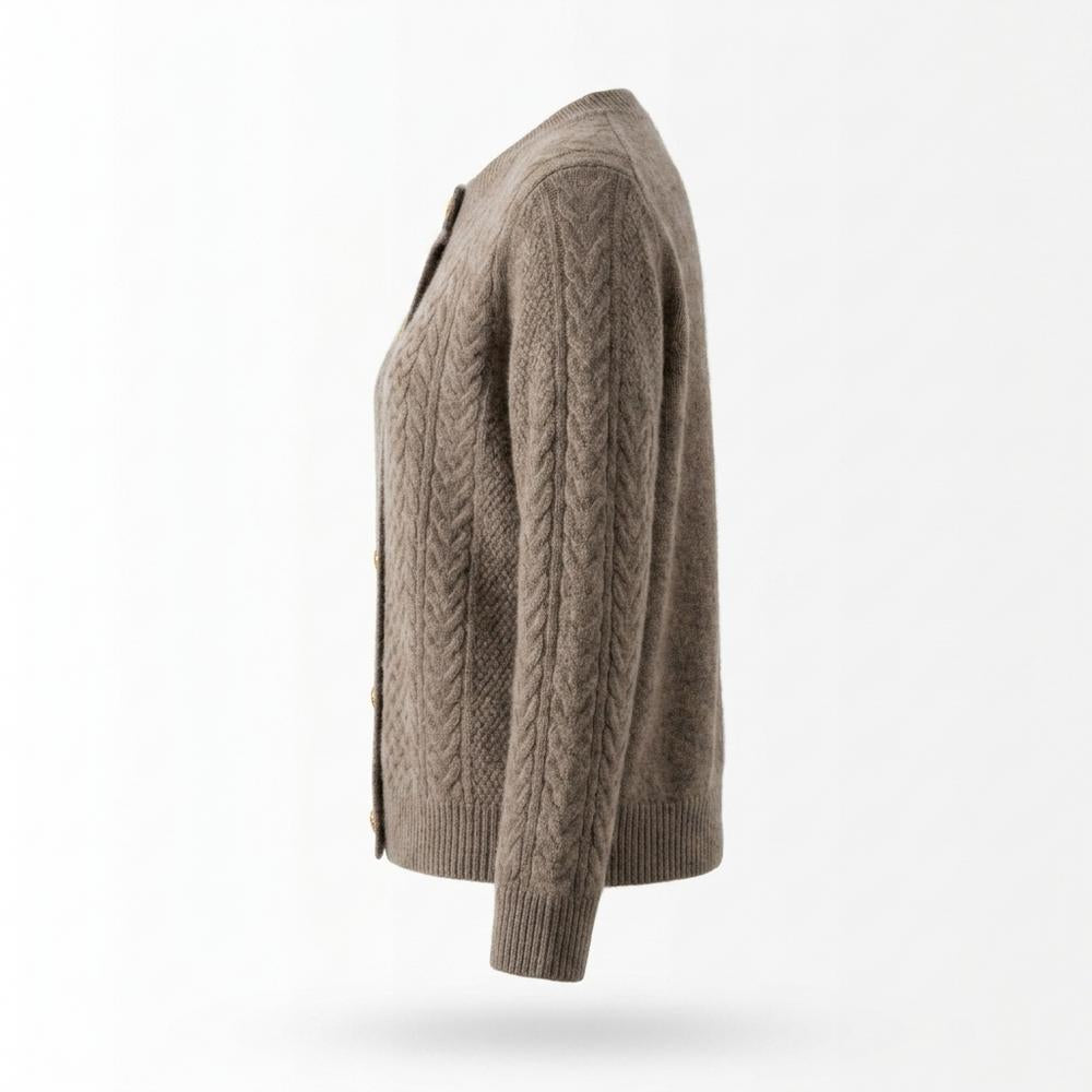 Gentleman Code - Domer | Gestrickt Strukturiert Cardigan Damen