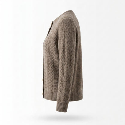 Gentleman Code - Domer | Gestrickt Strukturiert Cardigan Damen