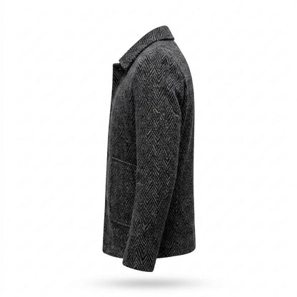 Gentleman Code - Ralav | Fischgratgemustert Gefüttert Jacke Herren