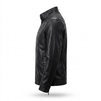 Gentleman Code - Virel | Gesteppt Tailliert Lederjacke Herren