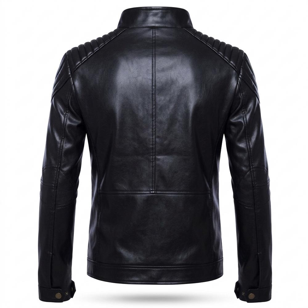 Gentleman Code - Tinol | Wattiert Tailliert Lederjacke Herren