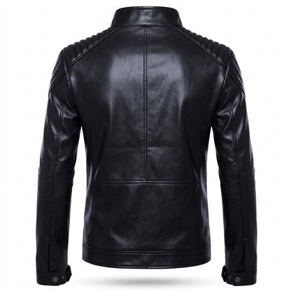 Gentleman Code - Tinol | Wattiert Tailliert Lederjacke Herren