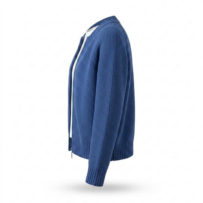 Gentleman Code - Vipok | Gezipte Gestrickte Strickjacke Damen