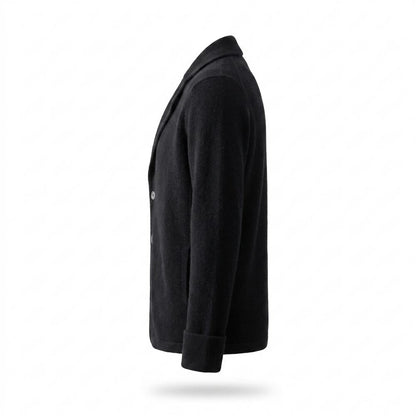 Gentleman Code - Yugud | Strukturierte Geknöpfte Strickjacke Herren