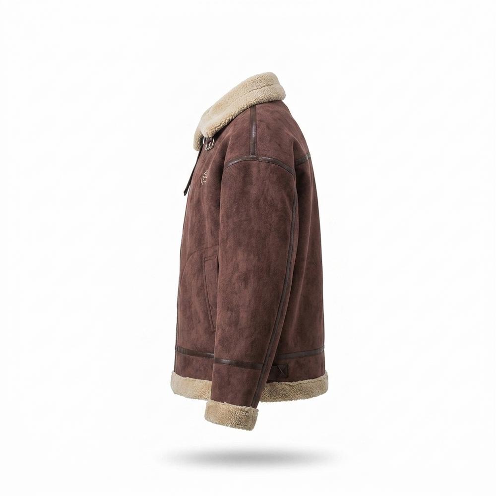 Gentleman Code - Zilel | Gefütterte Kurze Wildleder-Jacke Unisex