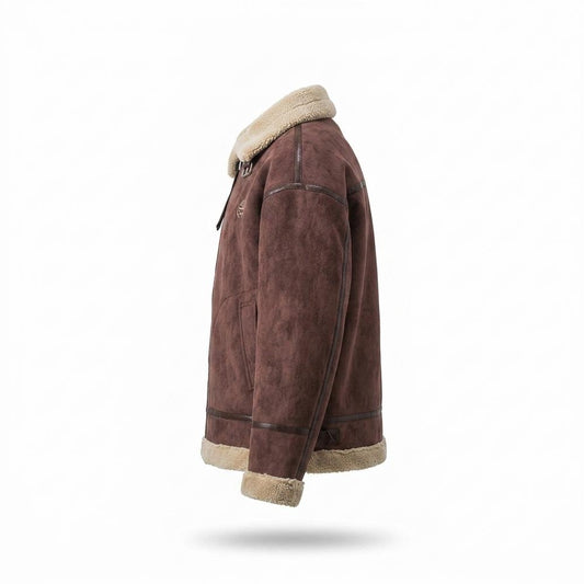 Gentleman Code - Zilel | Gefütterte Kurze Wildleder-Jacke Unisex