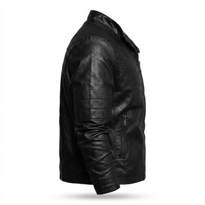 Gentleman Code - Dunod | Tailliert Gesteppt Lederjacke Herren