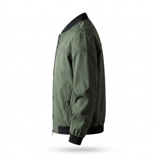 Gentleman Code - Veguk | Reißverschluss Stehkragen Jacke Herren