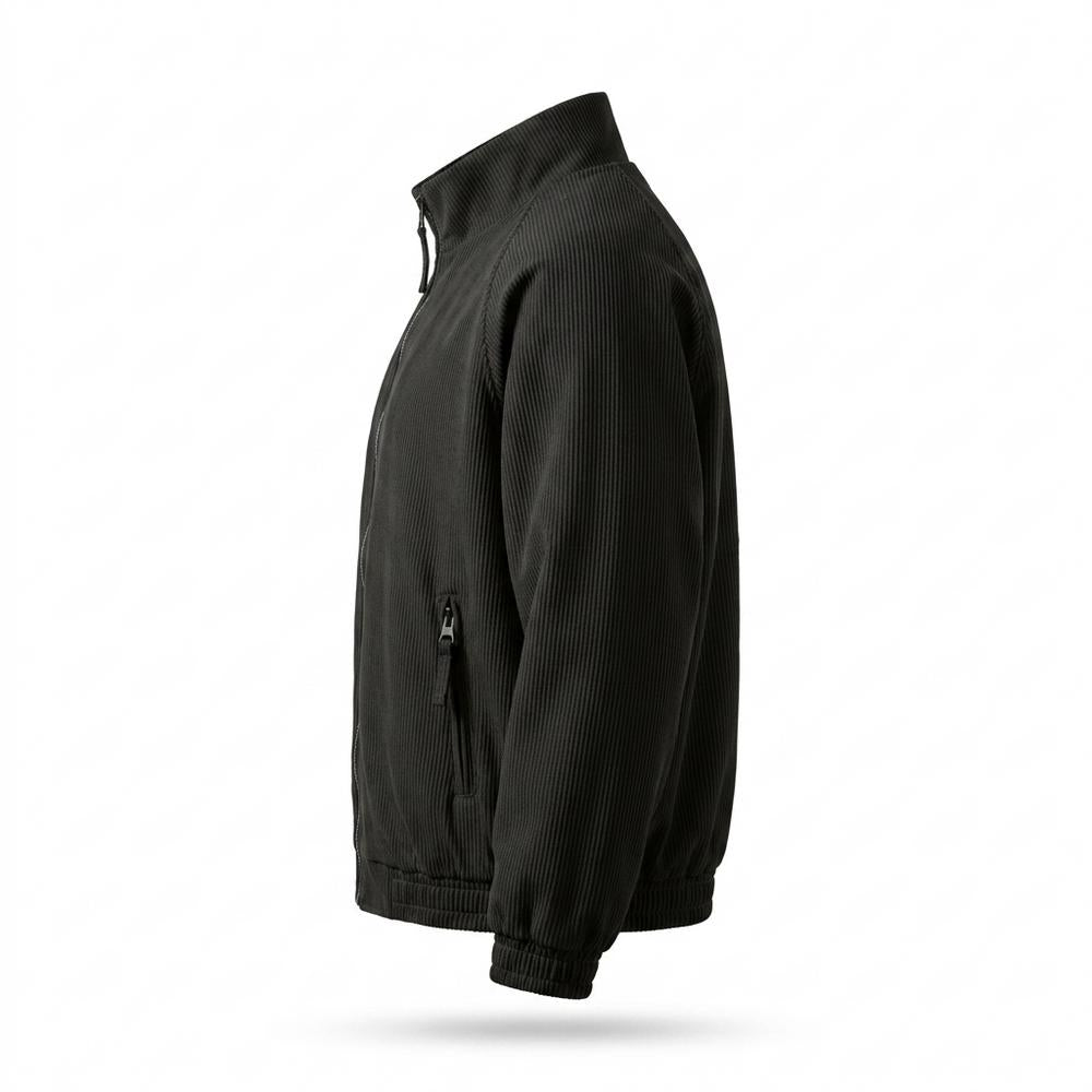 Gentleman Code - Mitod | Gerippte Stehkragen Jacke Unisex
