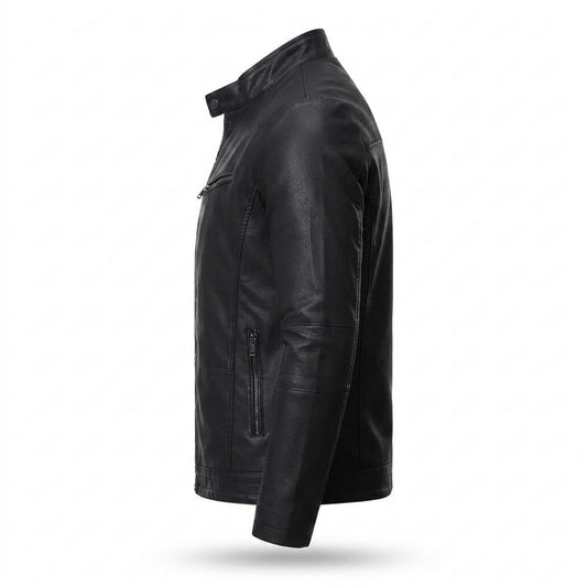 Gentleman Code - Vifat | Gefütterte Taillierte Lederjacke Herren