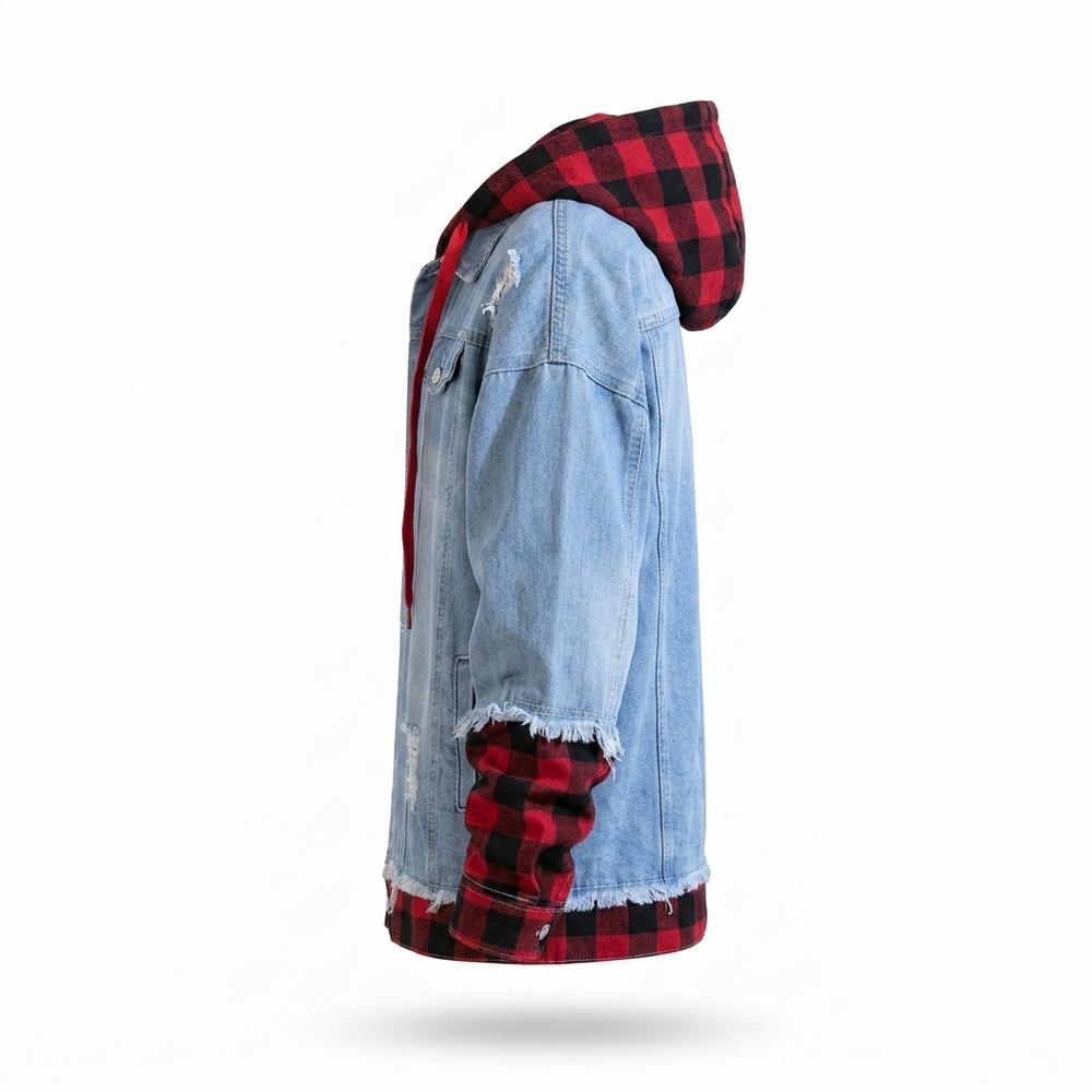 Gentleman Code - Mabar | Mehrfarbige Kapuzen Jacke Herren