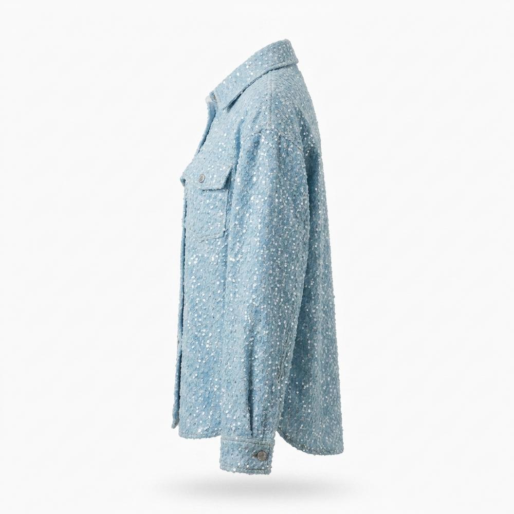 Gentleman Code - Cotet | Strukturierte Paillettenbesetzte Jacke Damen