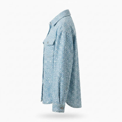 Gentleman Code - Cotet | Strukturierte Paillettenbesetzte Jacke Damen
