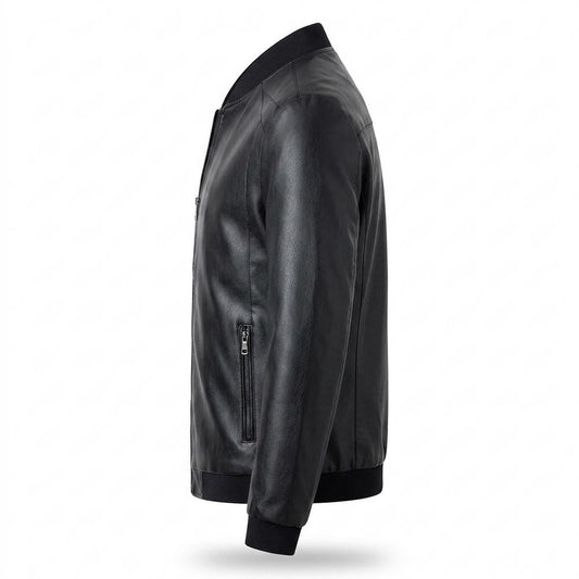 Gentleman Code - Temol | Gefütterte Matte Lederjacke Herren