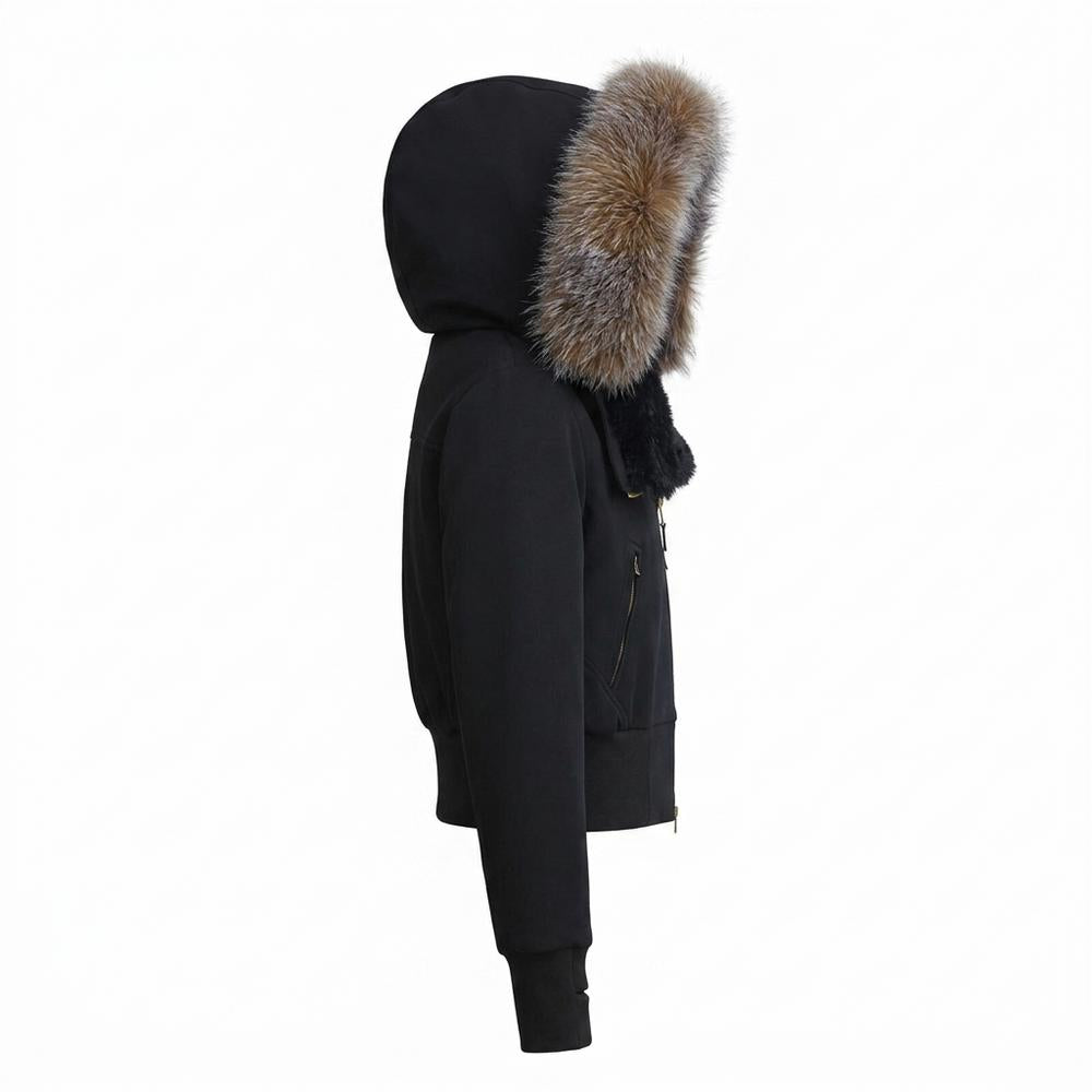 Gentleman Code - Eibov | Fellbesetzt Kurzgeschnitten Jacke Damen