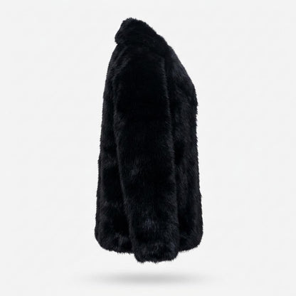 Gentleman Code - Zosud | Plüschiger Gefütterter Mantel Damen