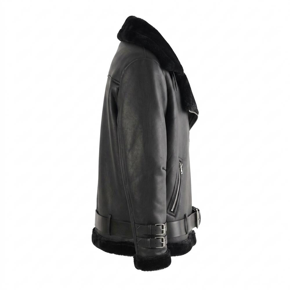 Gentleman Code - Vuwit | Gefüttert Asymmetrisch Lederjacke Unisex