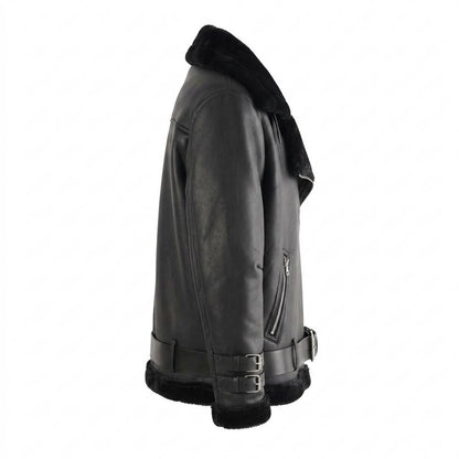 Gentleman Code - Vuwit | Gefüttert Asymmetrisch Lederjacke Unisex