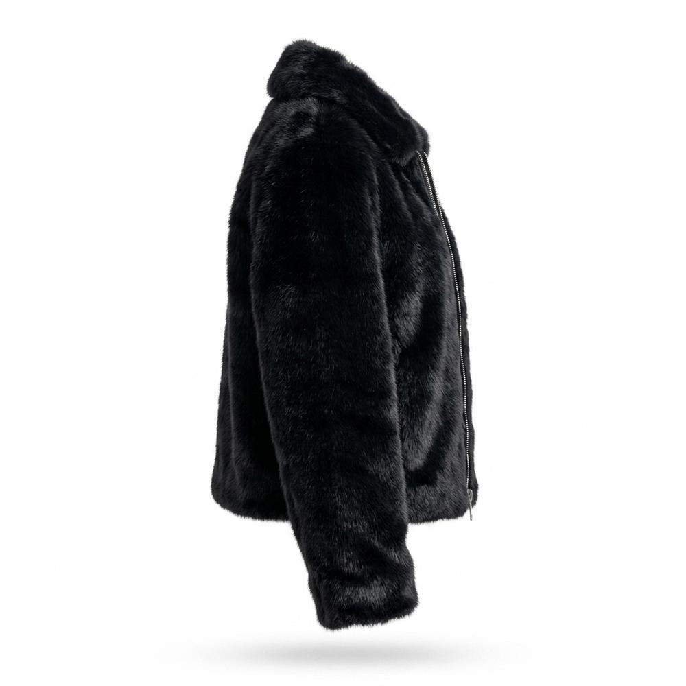 Gentleman Code - Ridod | Gefütterte Plüschige Jacke Damen