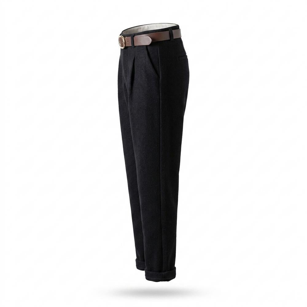 Gentleman Code - Vogal | Plissiert Hochgeschnitten Hose Damen