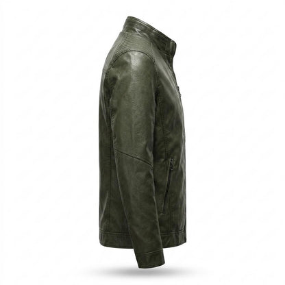 Gentleman Code - Simen | Gefüttert Gesteppt Lederjacke Herren