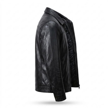 Gentleman Code - Dahol | Gesteppt Gefüttert Lederjacke Herren