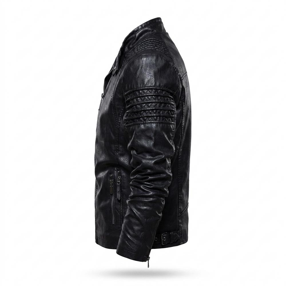 Gentleman Code - Terid | Gesteppt Gefüttert Lederjacke Herren