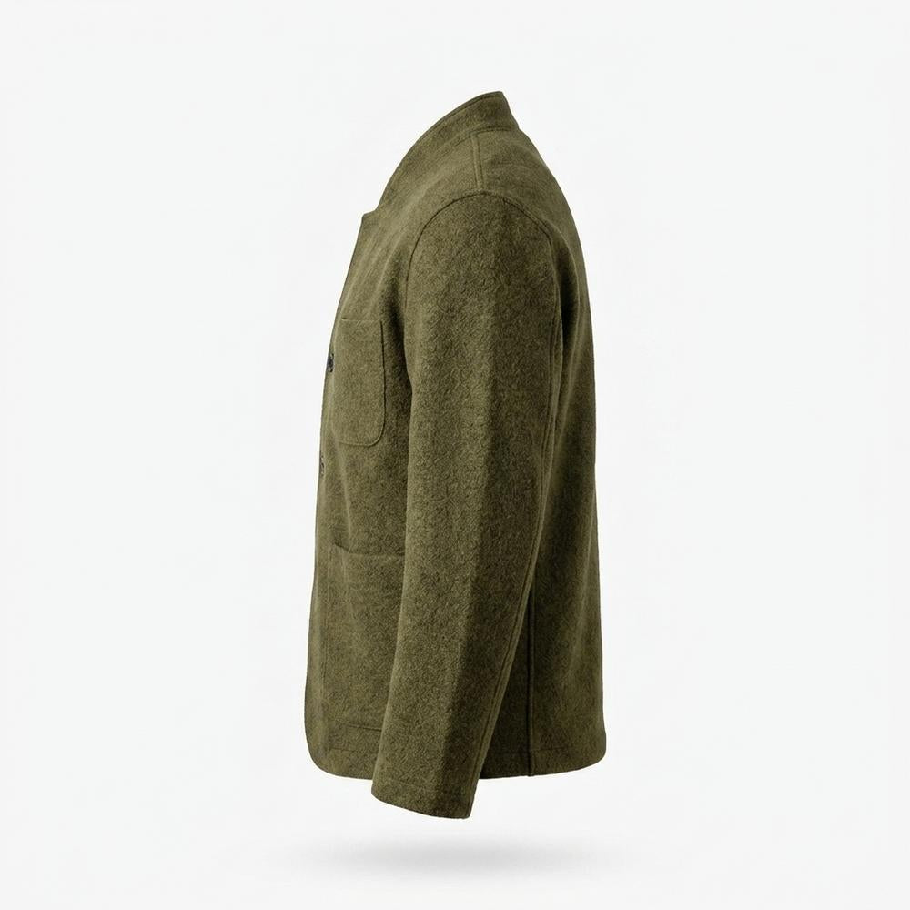 Gentleman Code - Vogum | Strukturiert Geknöpft Strickjacke Herren