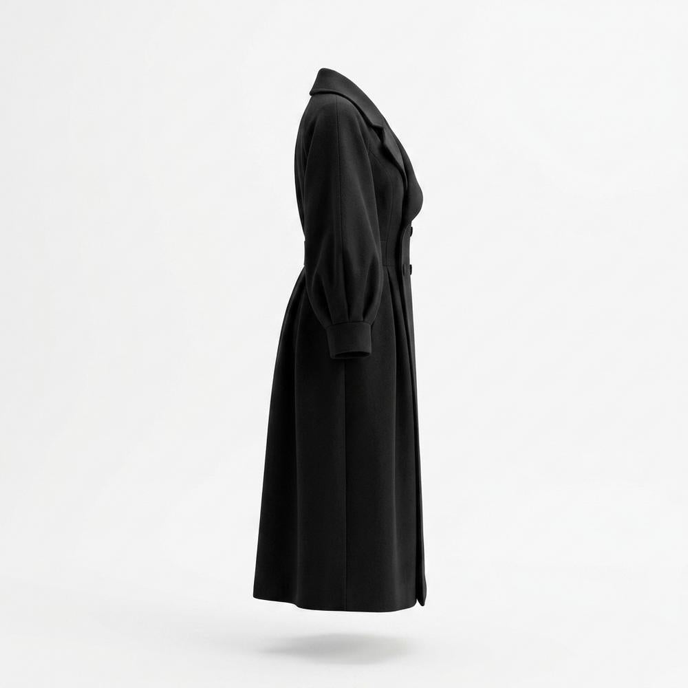 Gentleman Code - Yelid | Tailliert Voluminös Mantel Damen