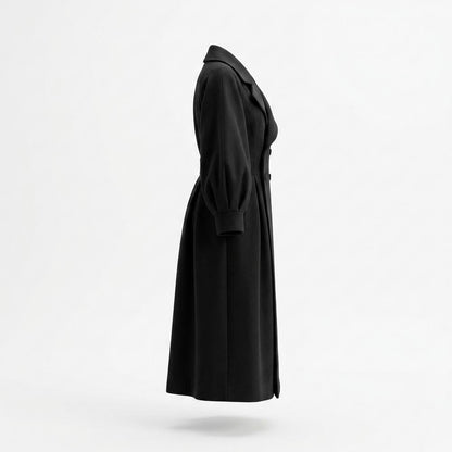 Gentleman Code - Yelid | Tailliert Voluminös Mantel Damen