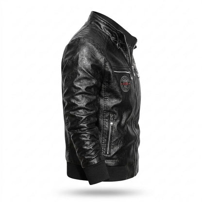 Gentleman Code - Lymar | Gesteppt Gefüttert Lederjacke Herren