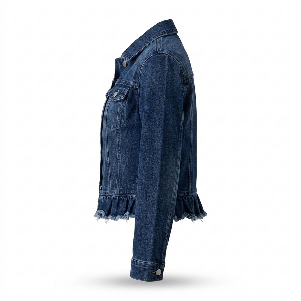 Gentleman Code - Lidik | Gerüscht Geknöpft Jacke Damen