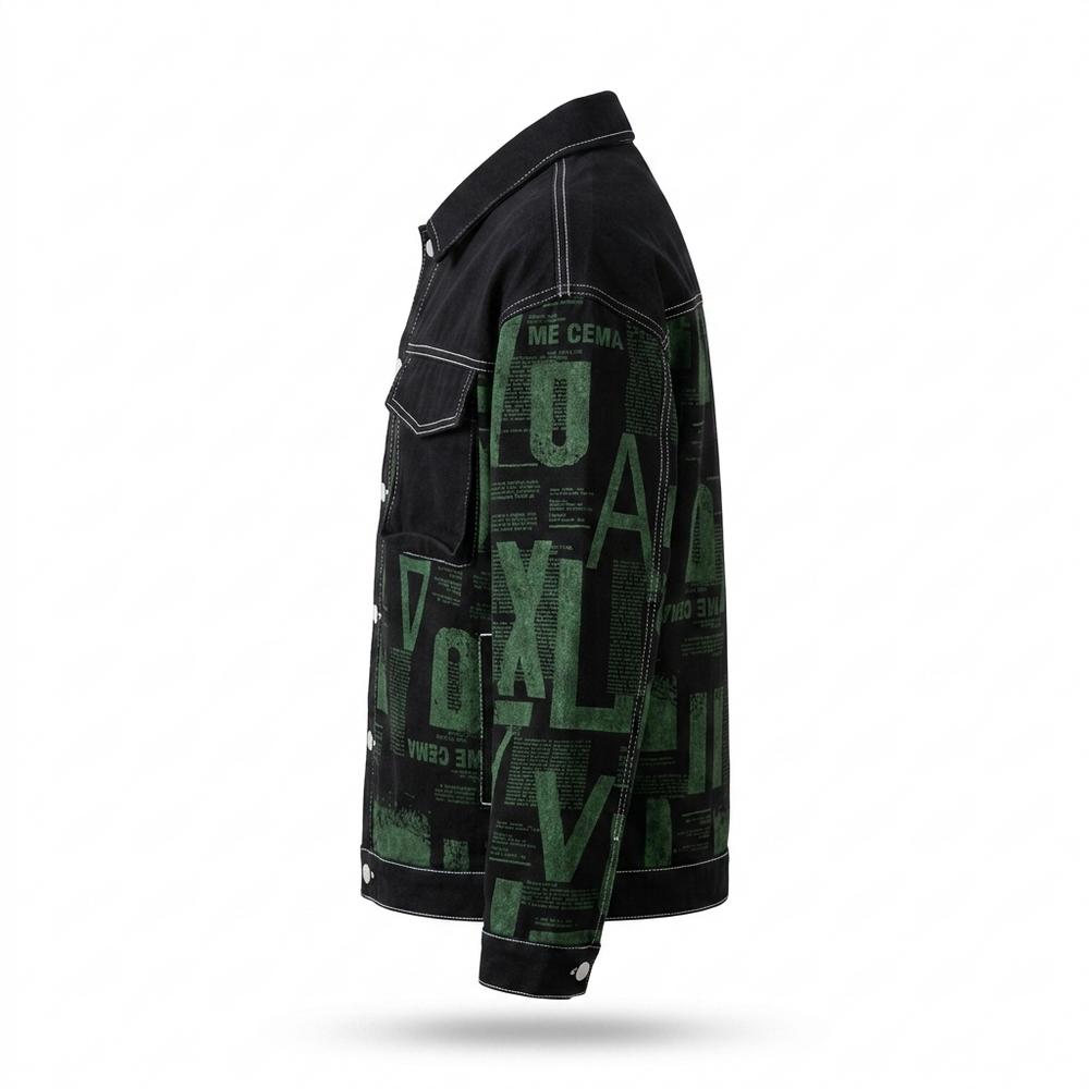 Gentleman Code - Vosor | Bedruckt Kontrastgesteppt Jacke Unisex