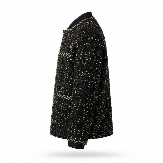 Gentleman Code - Netes | Strukturiert Kragenlos Jacke Damen