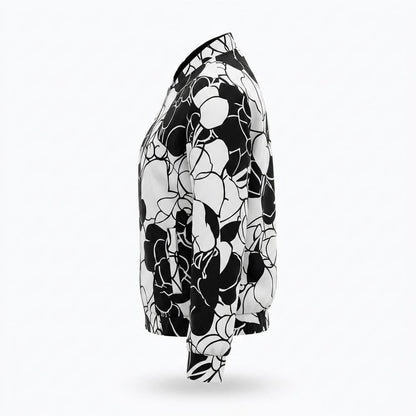 Gentleman Code - Mogar | Gemustert Langärmlig Jacke Damen