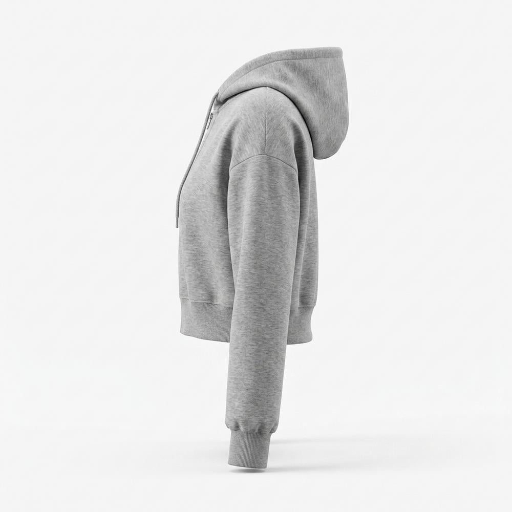 Gentleman Code - Miwas | Kurzgeschnitten Langärmlig Hoodie Damen