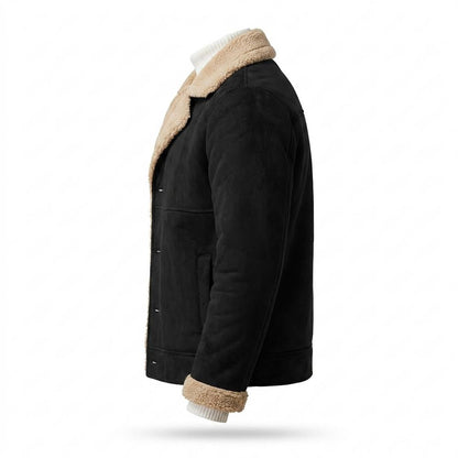 Gentleman Code - Tupat | Warme Gefütterte Wildleder-Jacke Herren
