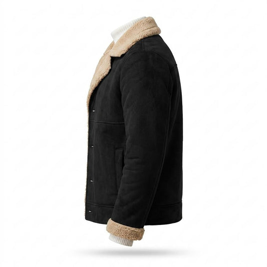 Gentleman Code - Tupat | Warme Gefütterte Wildleder-Jacke Herren