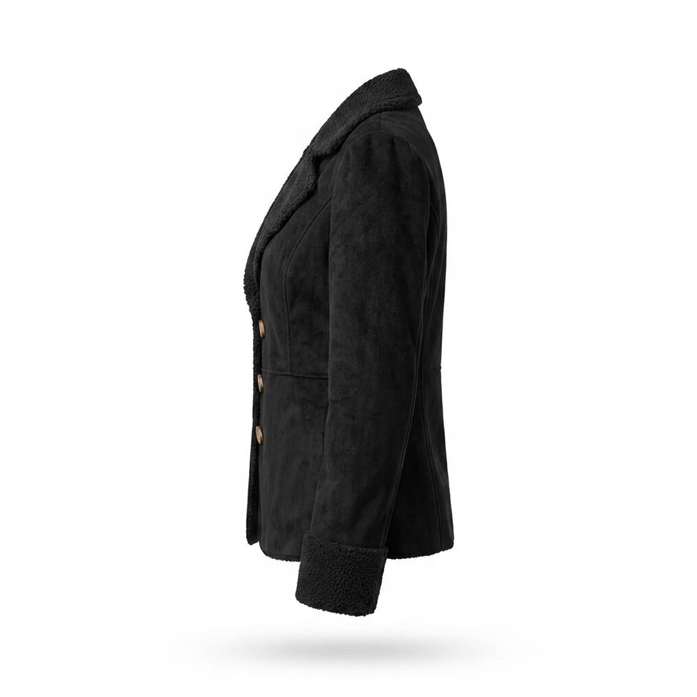 Gentleman Code - Liwek | Gefüttert Tailliert Wildleder-Jacke Damen