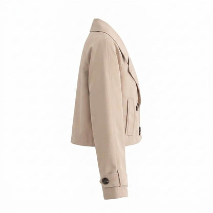 Gentleman Code - Zigak | Doppelreihige Kurze Jacke Damen