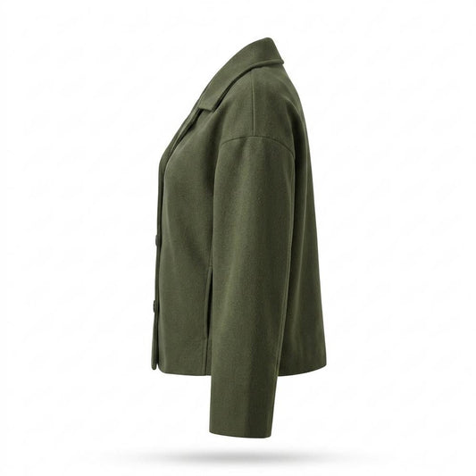 Gentleman Code - Aozan | Kastige Geknöpfte Jacke Damen