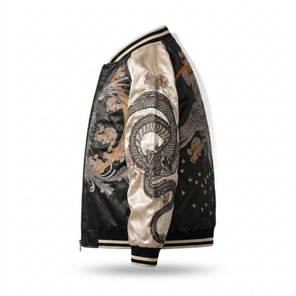 Gentleman Code - Deril | Bestickt Zweifarbig Jacke Unisex