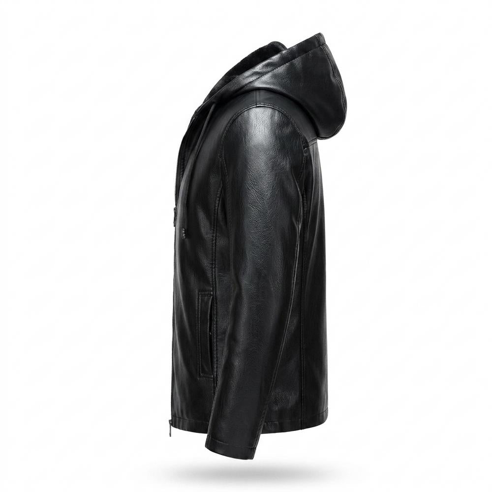 Gentleman Code - Eipon | Gefüttert Wärmend Lederjacke Herren