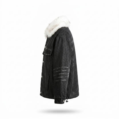 Gentleman Code - Sozal | Pelzbesetzt Gewaschen Jacke Unisex