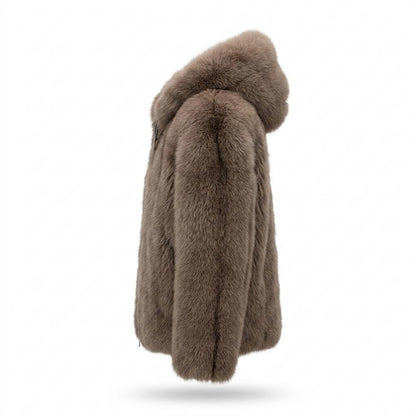 Gentleman Code - Mihum | Gefütterte Pelzartige Jacke Unisex