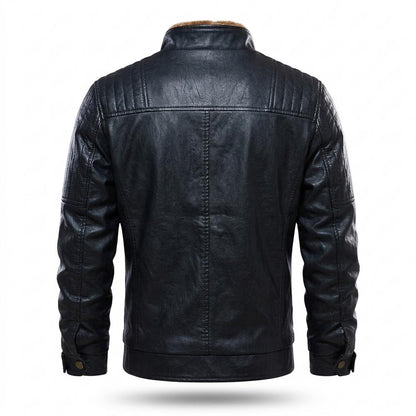 Gentleman Code - Nokar | Gesteppt Genarbt Lederjacke Herren