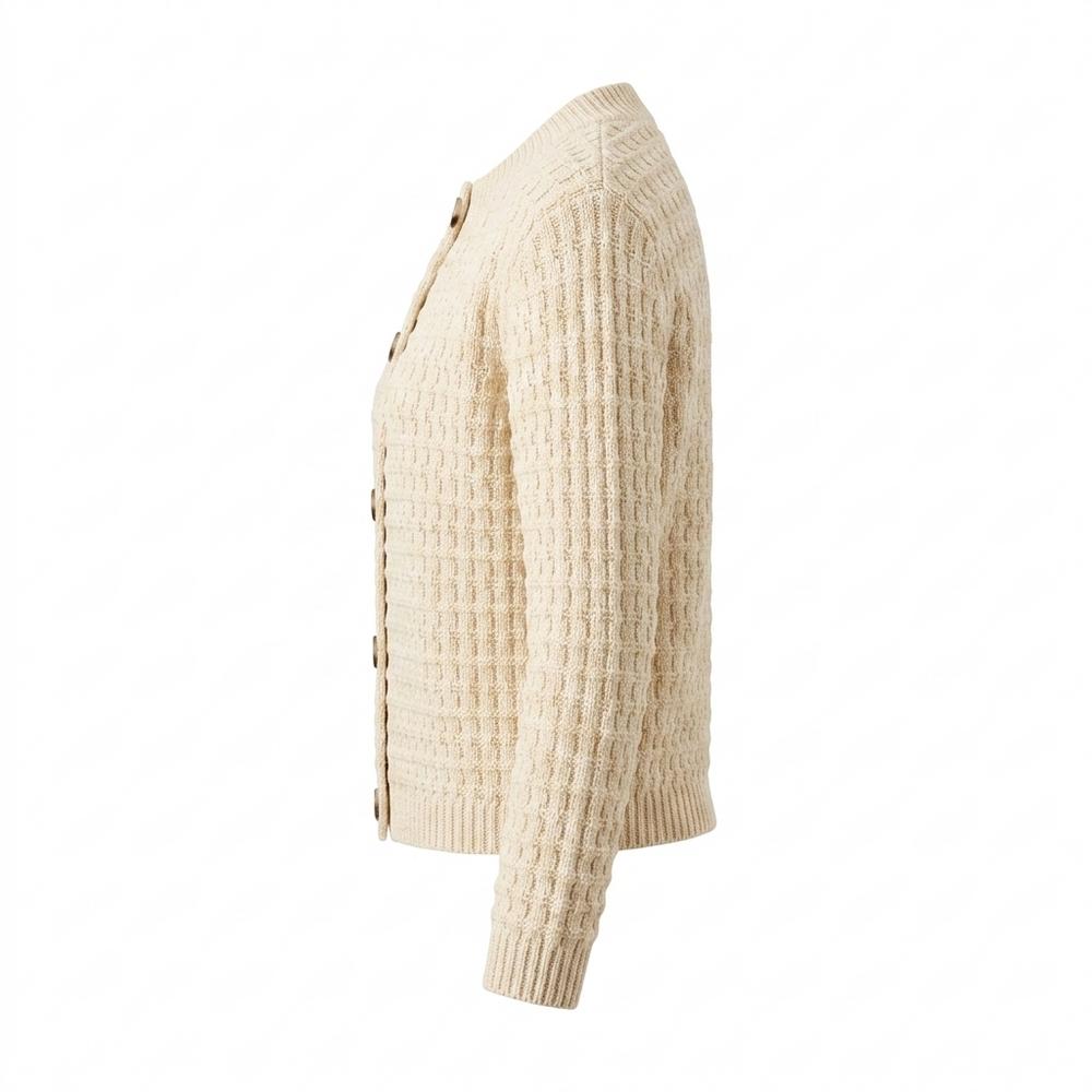 Gentleman Code - Cagum | Strukturierter Langärmliger Cardigan Damen